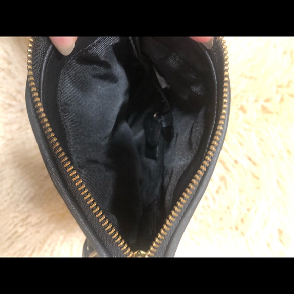 BEBE Sequins Folded Over Clutch with Wrislet - Picture 6 of 8